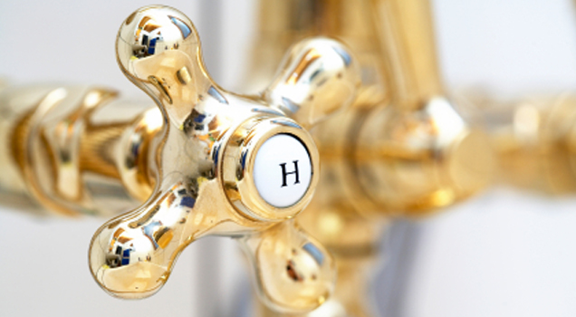 gold taps